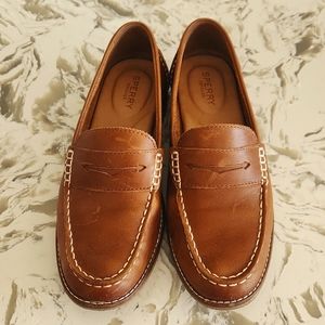 Sperry Seaport Penny Tan size 8
